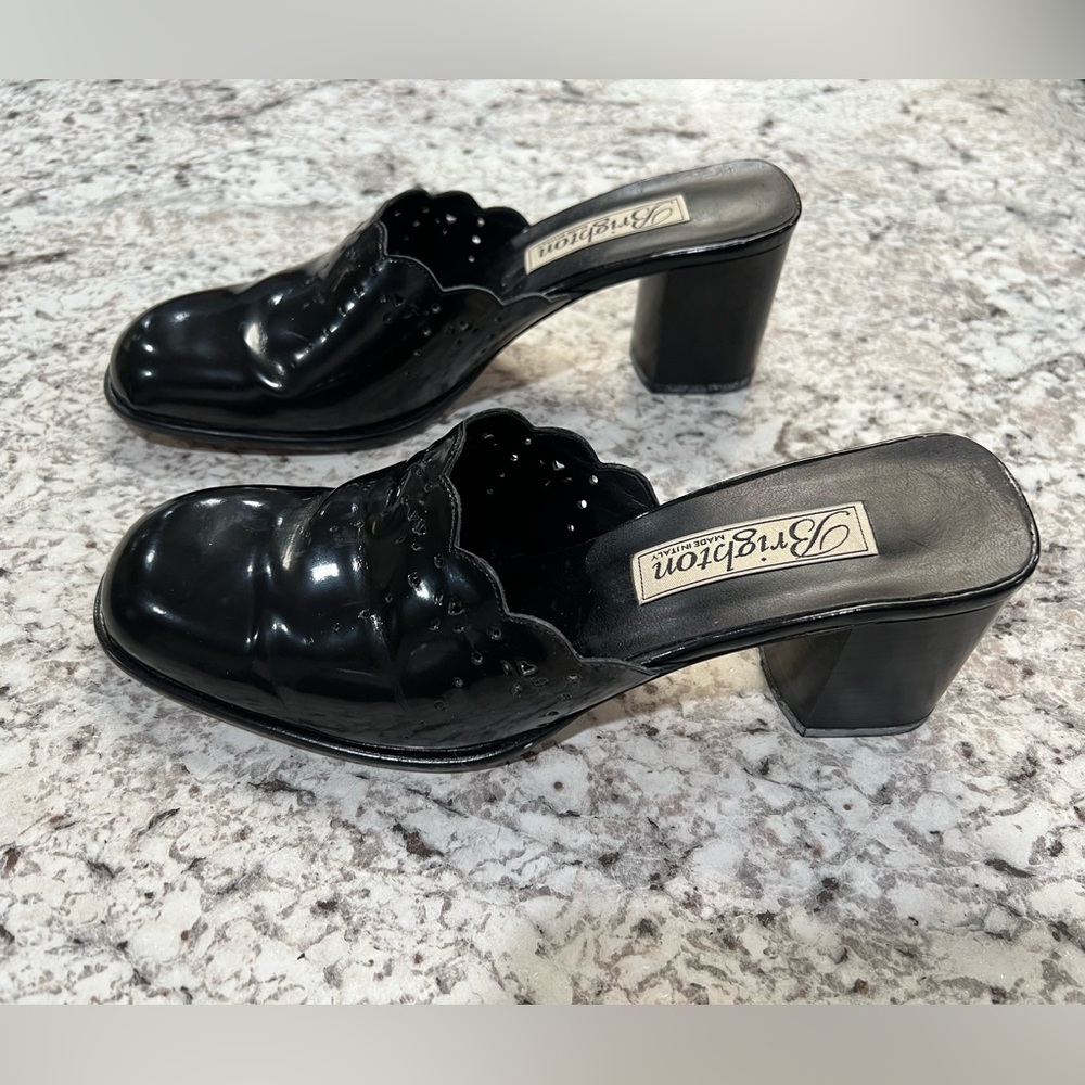 Brighton Womens Black Mule Clogs Size 9 - Picture 2 of 3